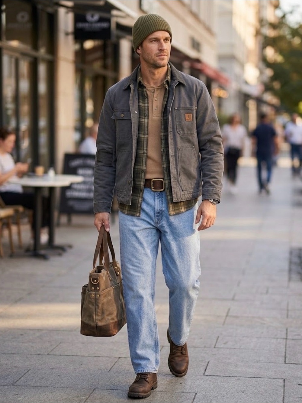 Carhartt Flannel Lined Relaxed Fit Work Jeans 40x32.